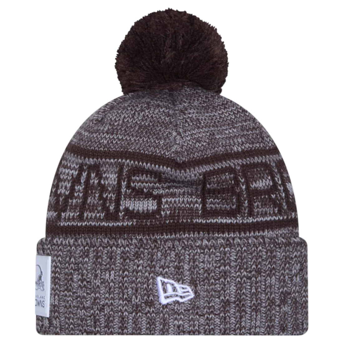 New Era NFL 2025 Browns Sideline Bobble Hat - Image 3