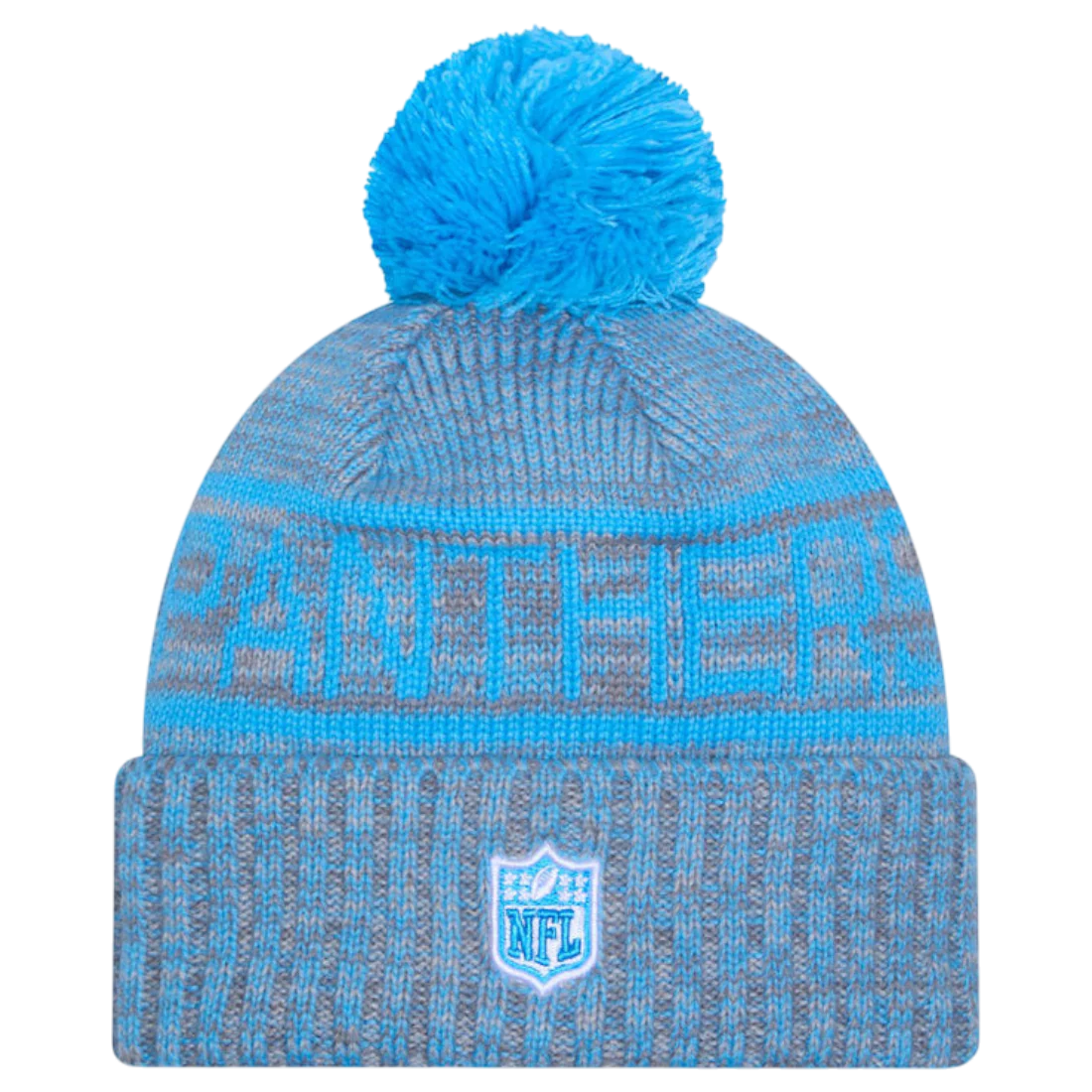 New Era NFL 25 Panthers Bobble Hat Blue - Image 2