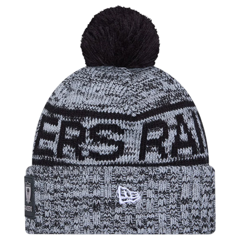 New Era NFL 2025 Oak Raiders Sideline Bobble Hat - Image 2
