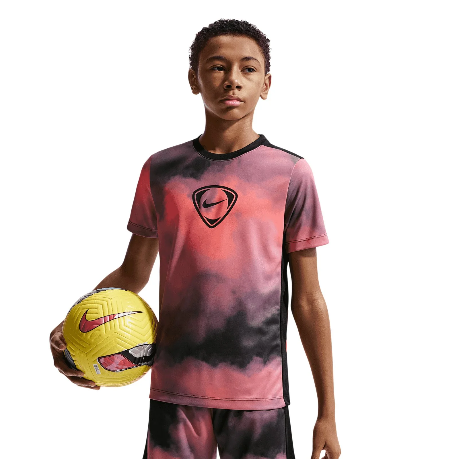 Nike Academy+ Kids Dri-FIT Short-Sleeve Soccer Top
