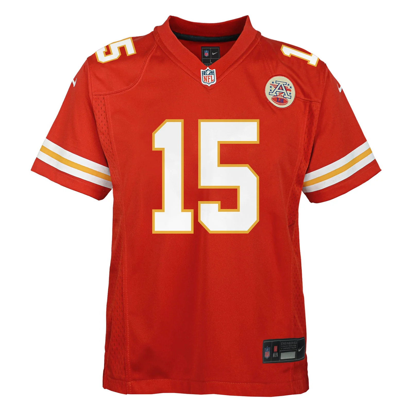 Nike Chiefs Mahomes 15 Kids Game Jersey