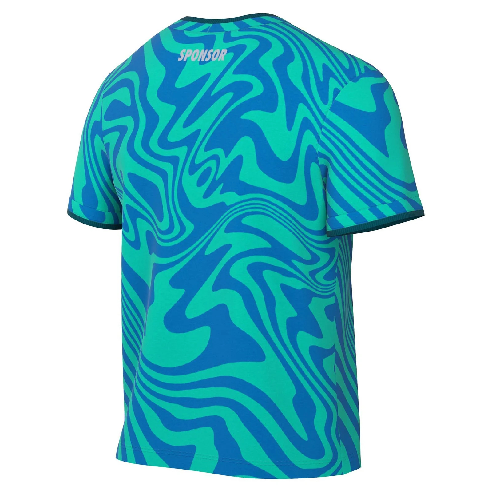 Nike Mens Brazil World Cup 2026 Academy Pro Dri-FIT Soccer Pre-Match Short-Sleeve Top - Image 2