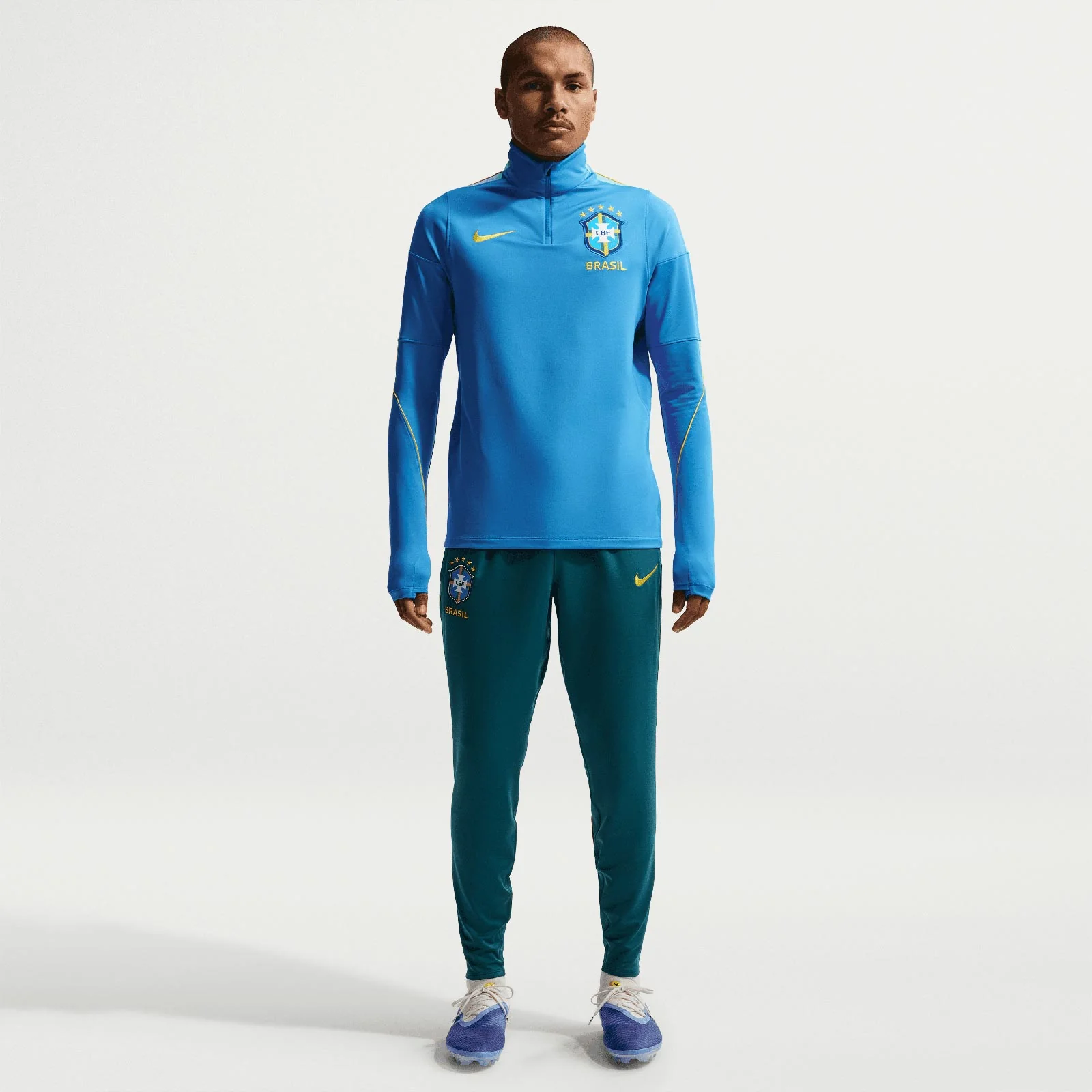 Nike Mens Brazil World Cup 2026 Strike Dri-FIT Soccer Drill Top - Image 6