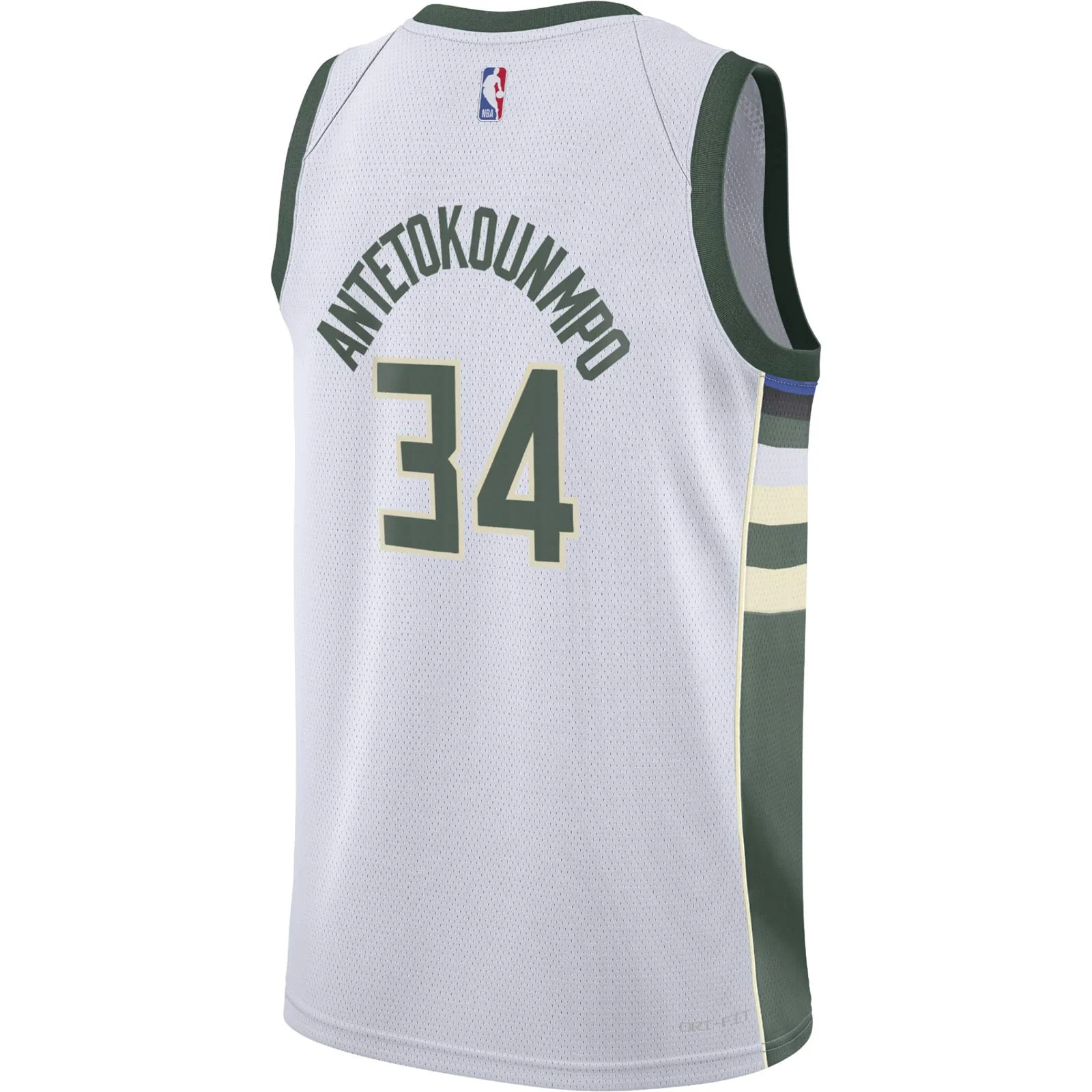 Nike Bucks Giannis 34 Association Kids Jersey - Image 2