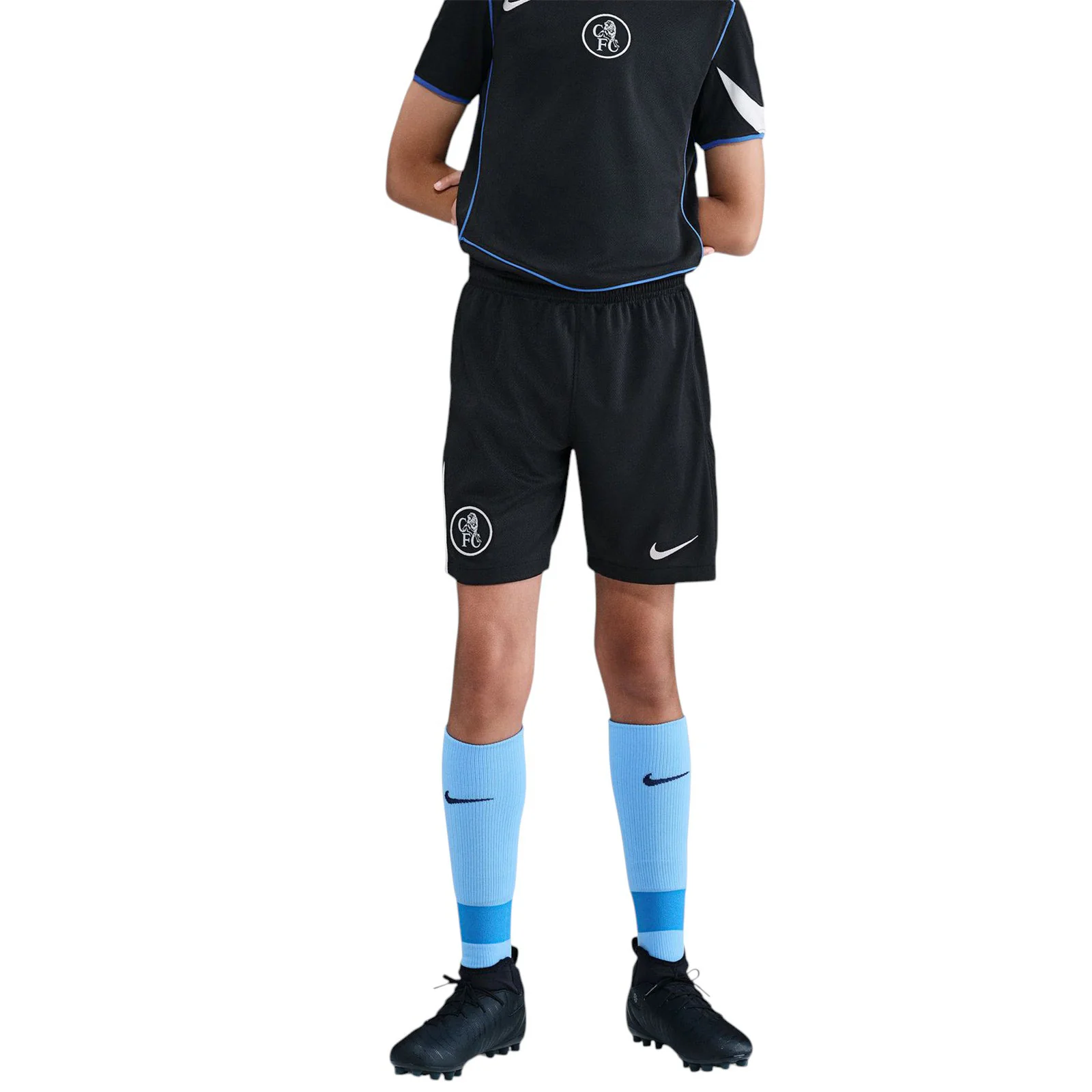 Nike Chelsea FC 2025/26 Stadium Third Kids Dri-FIT Total 90 Soccer Replica Shorts