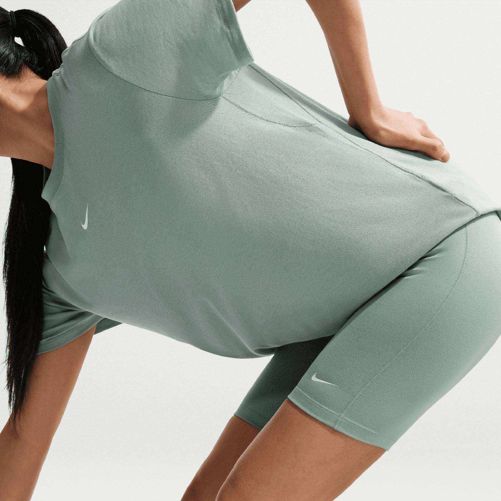 Nike One Womens High-Waisted 8" Biker Shorts - Image 3