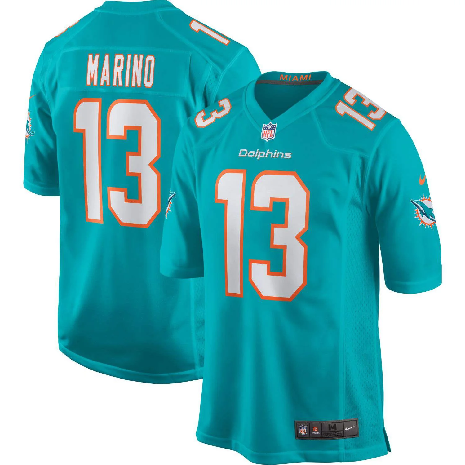 Nike NFL Dolphins Marino 13 Home Game Jersey - Image 3