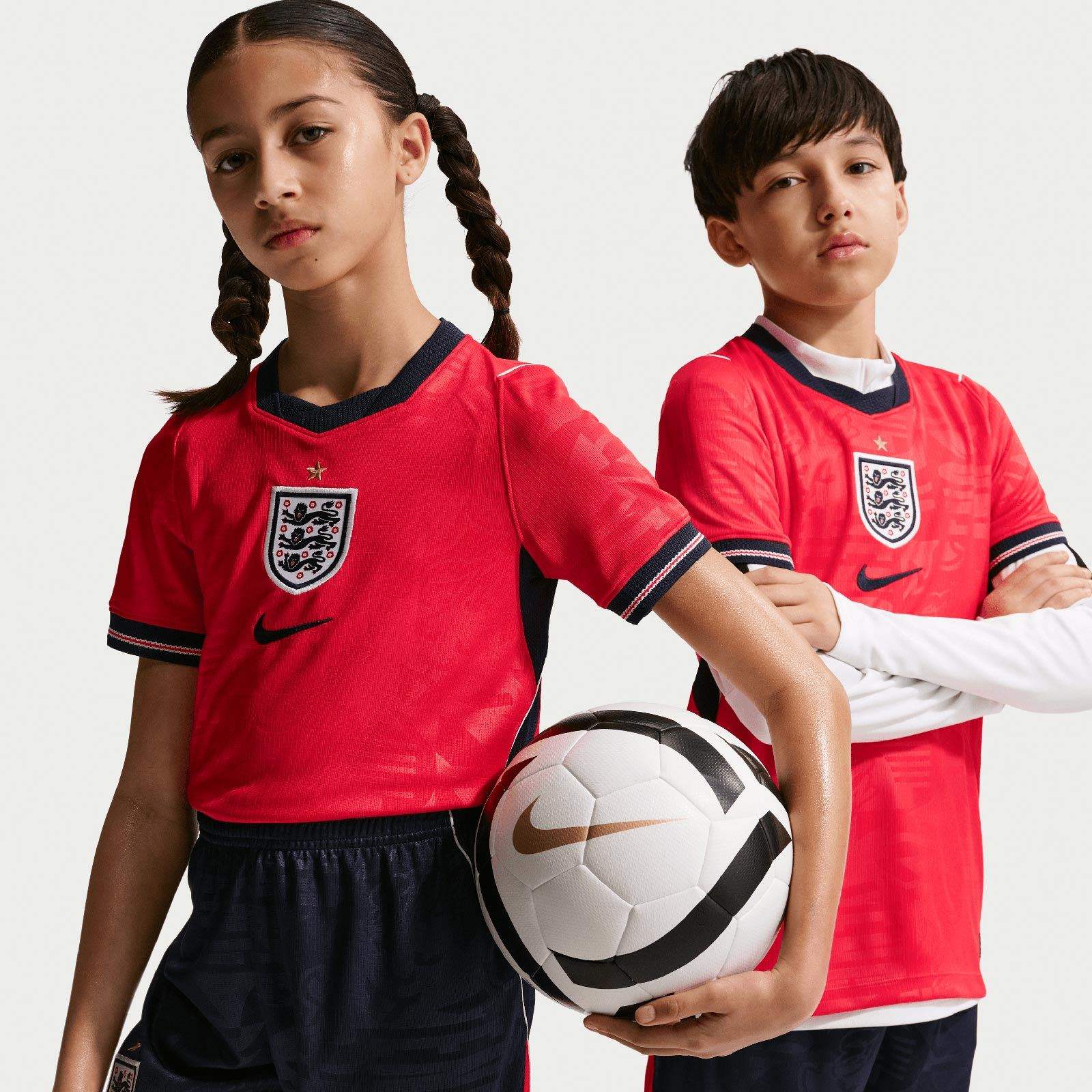 Nike Kids England World Cup 2026 Stadium Away Dri-FIT Soccer Replica Jersey - Image 3