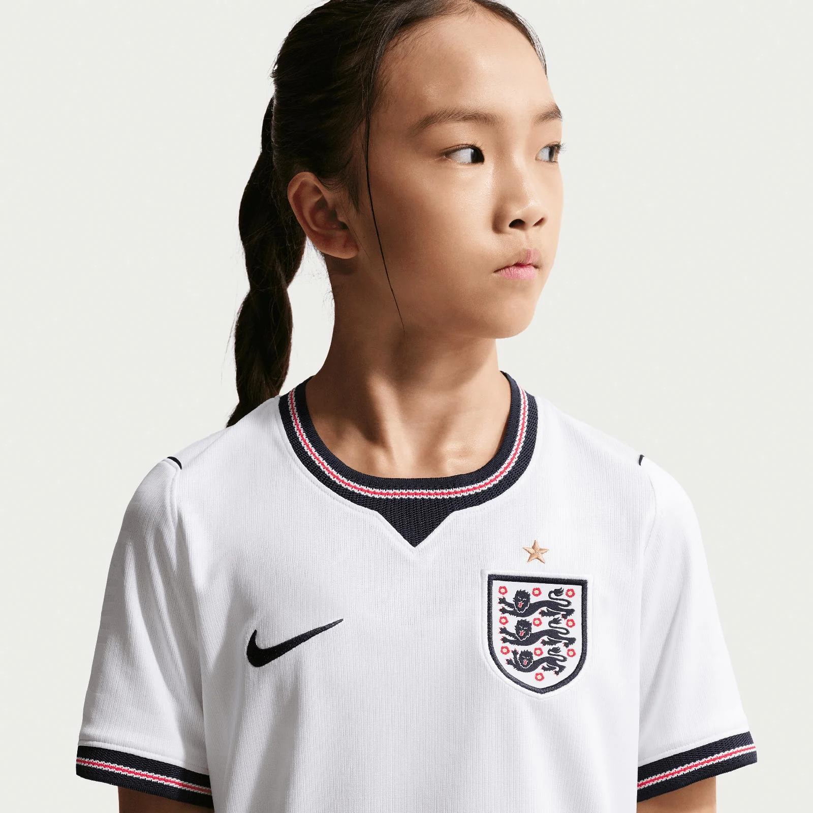 Nike Kids England World Cup 2026 Stadium Home Dri-FIT Soccer Replica Jersey - Image 4