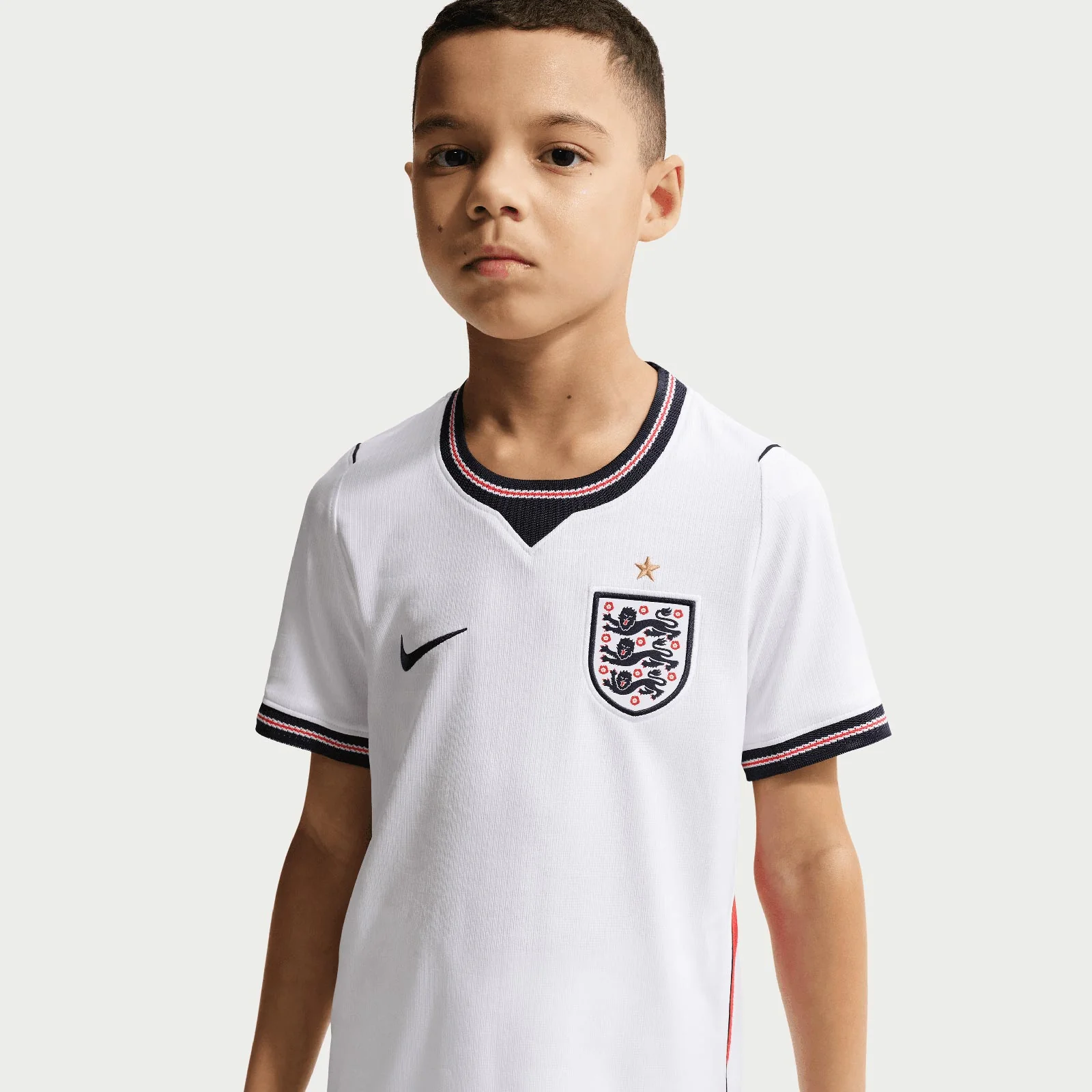 Nike Kids England World Cup 2026 Stadium Home Dri-FIT Soccer Replica Jersey - Image 5