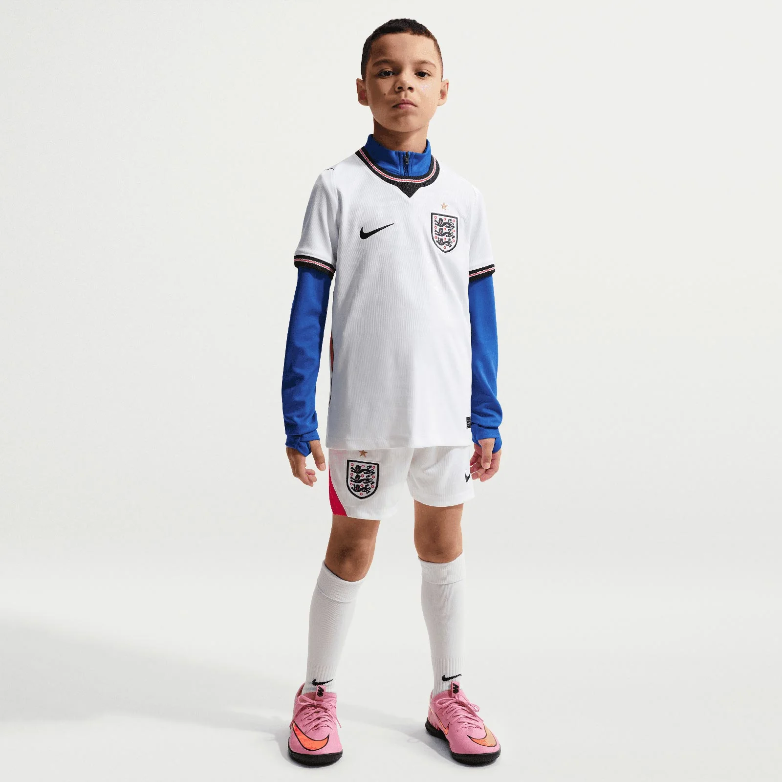 Nike Kids England World Cup 2026 Stadium Home Dri-FIT Soccer Replica Jersey - Image 9