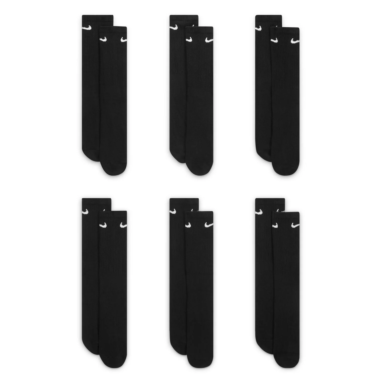 Nike Everyday Cushioned Crew Socks - 6 Pack - Image 5
