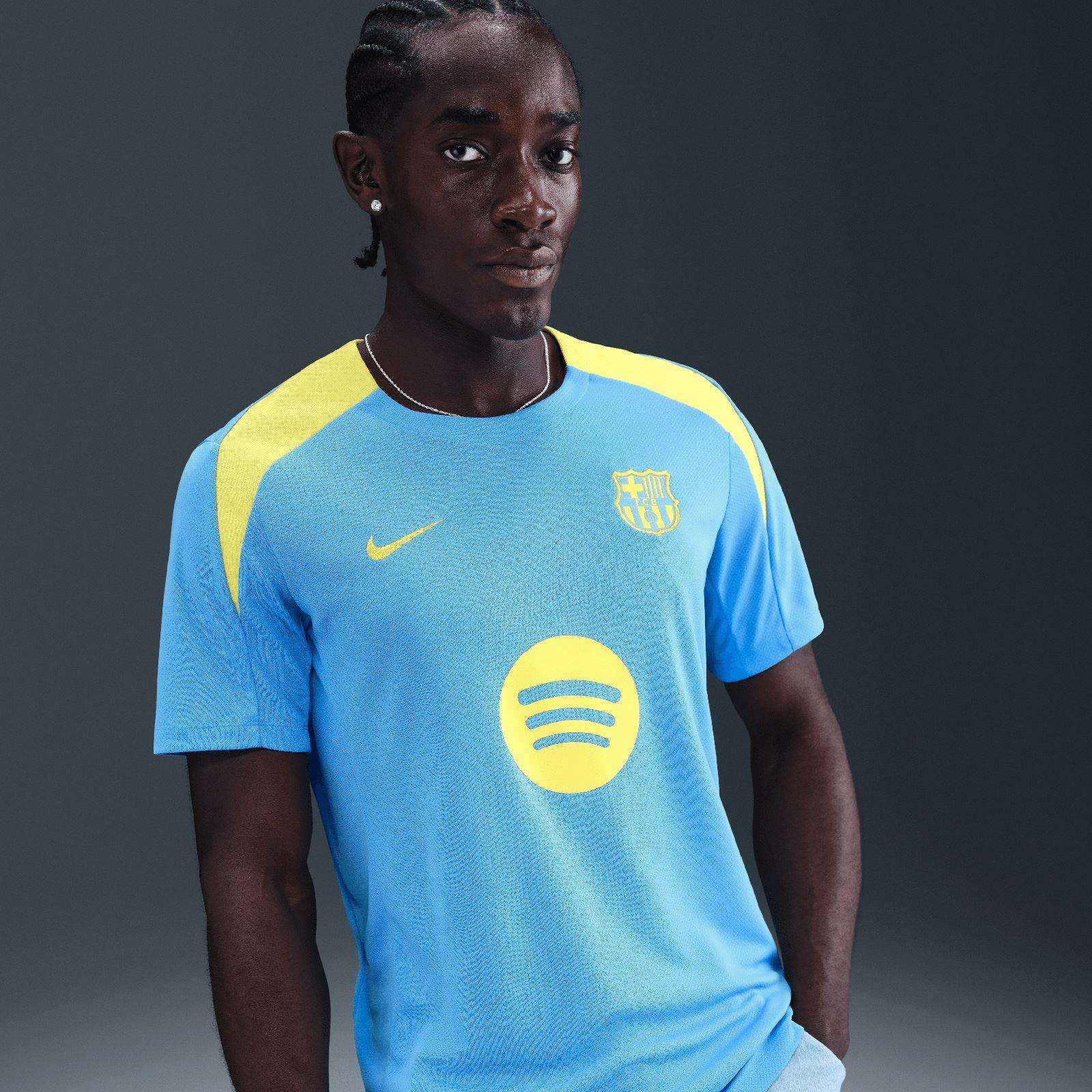 Nike FC Barcelona Strike Fourth Mens Dri-FIT Soccer Short-Sleeve Top - Image 5