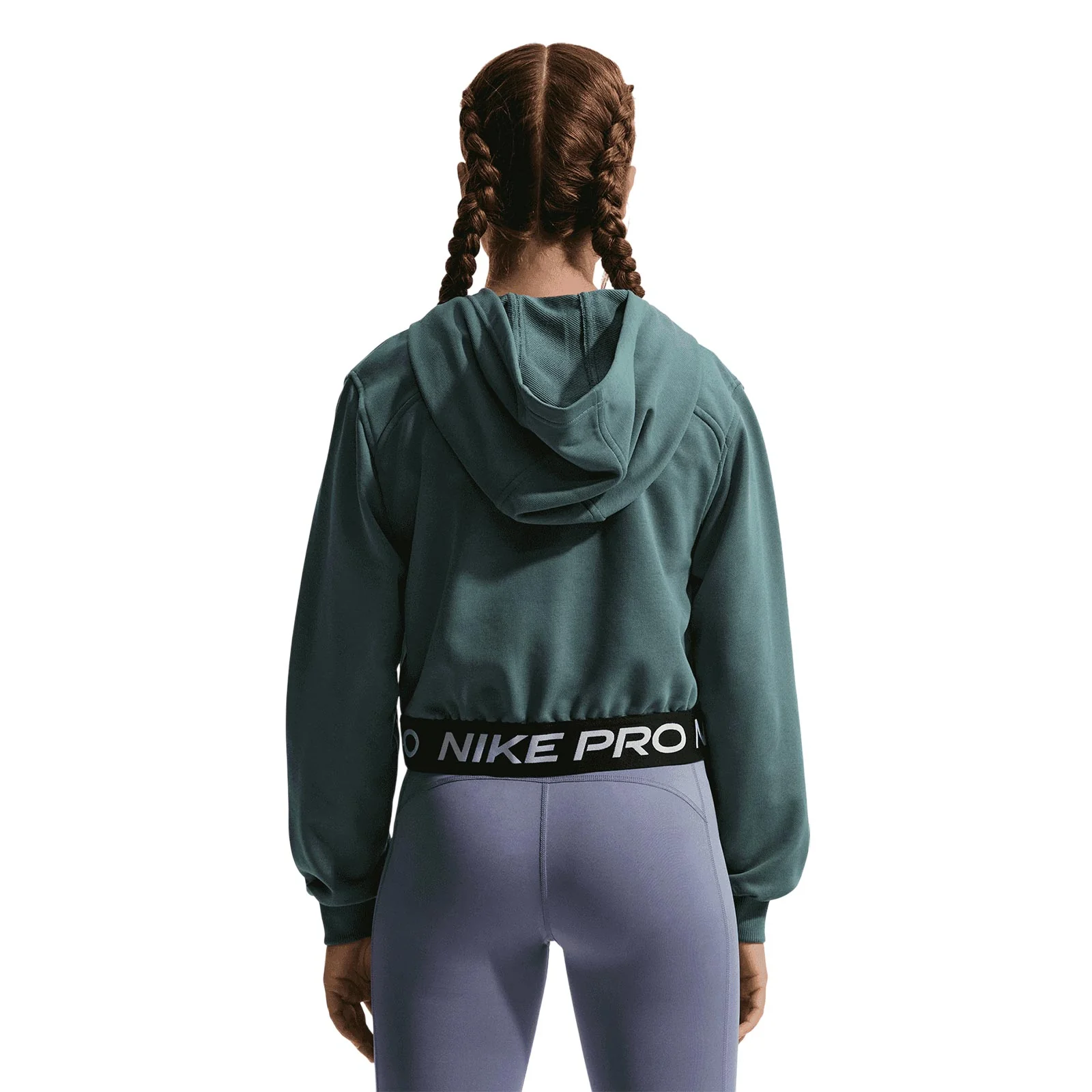 Nike Pro Fleece Girls Dri-FIT Full-Zip Hoodie - Image 2