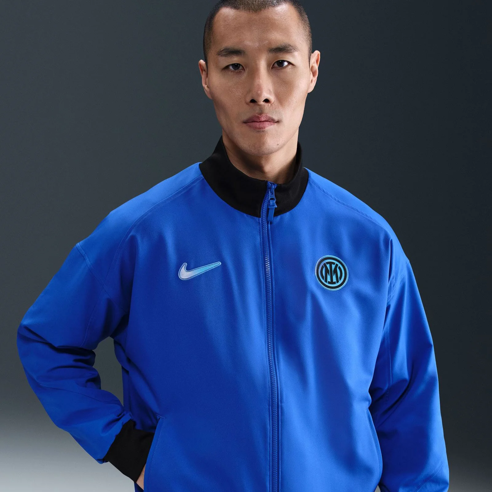 Nike Inter Milan 2025 Strike Mens Dri-FIT Soccer Anthem Jacket - Image 4