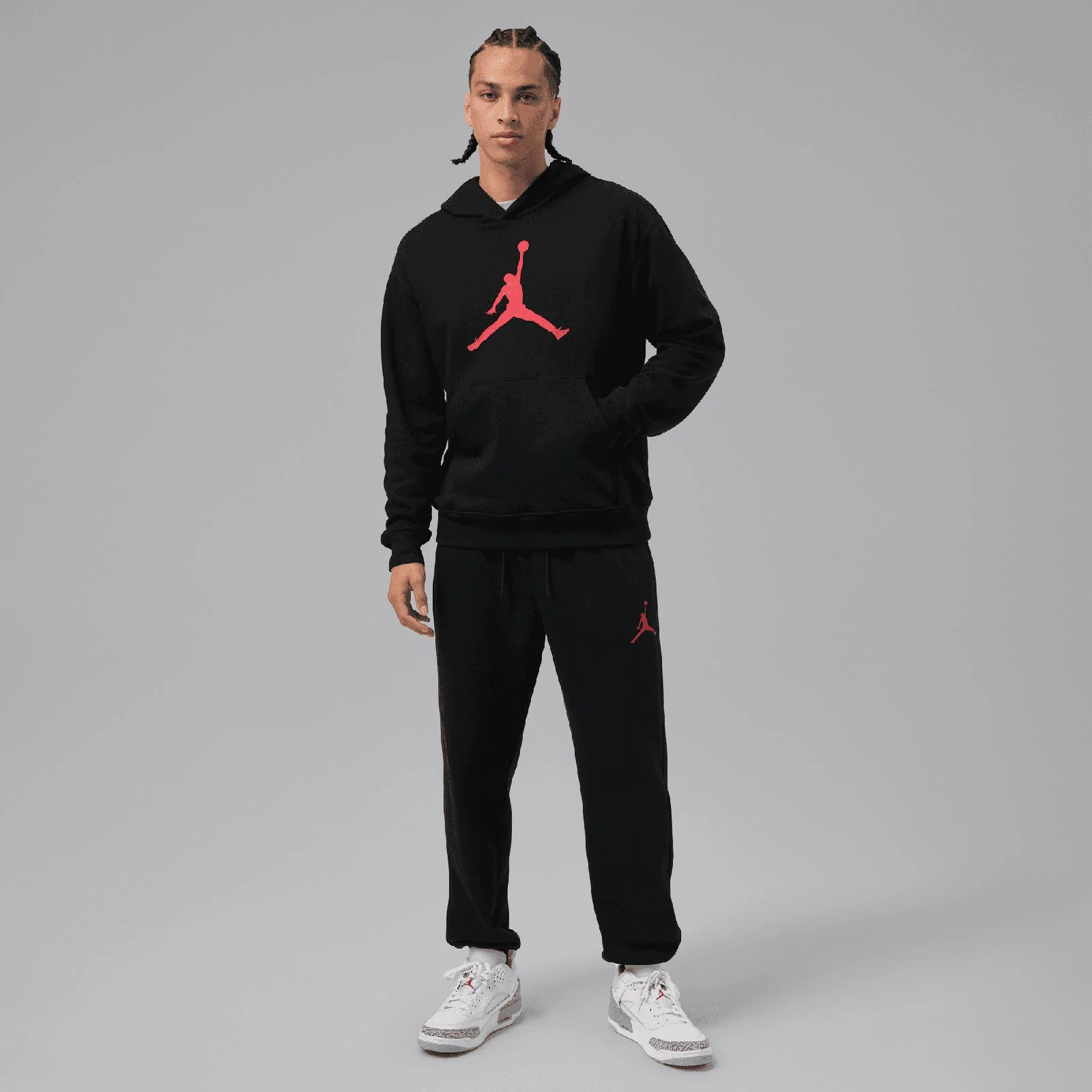 Jordan Mens Fleece Pullover Hoodie - Image 6
