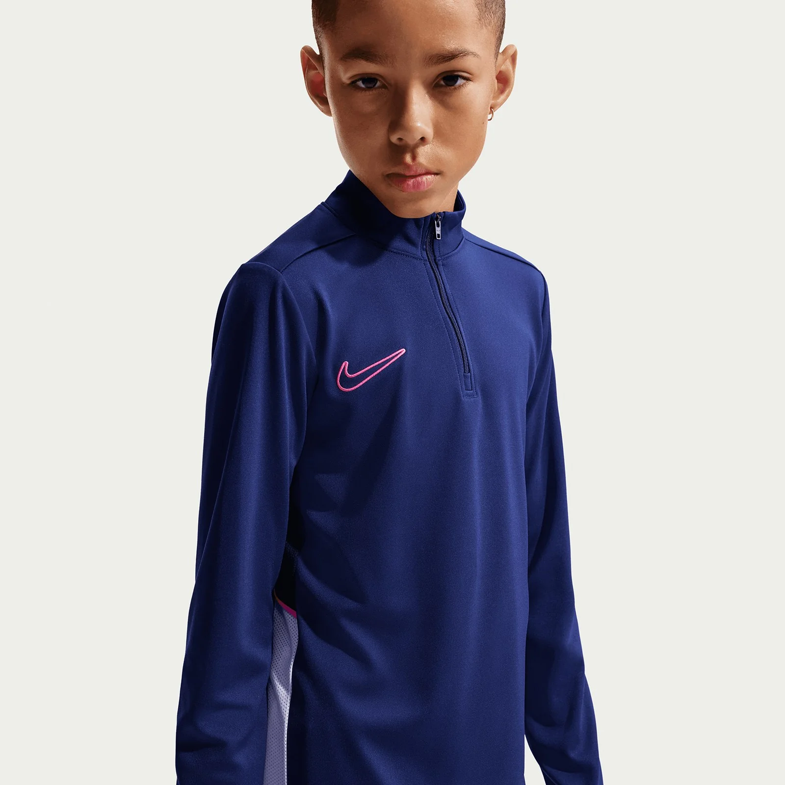 Nike Academy Kids Dri-FIT Long-Sleeve Half-Zip Soccer Drill Top - Image 3