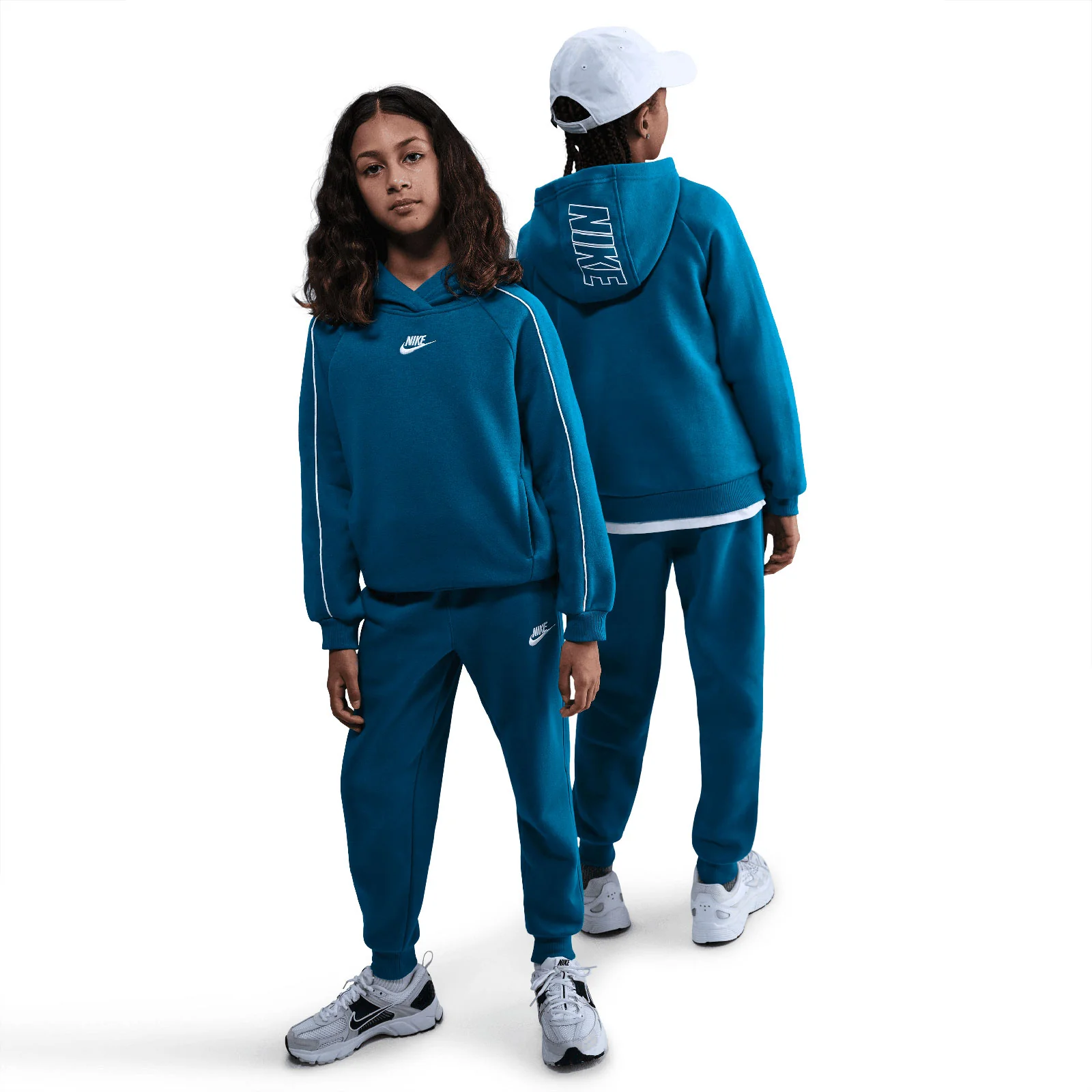 Nike Sportswear Club Fleece Kids Hooded Tracksuit - Image 3