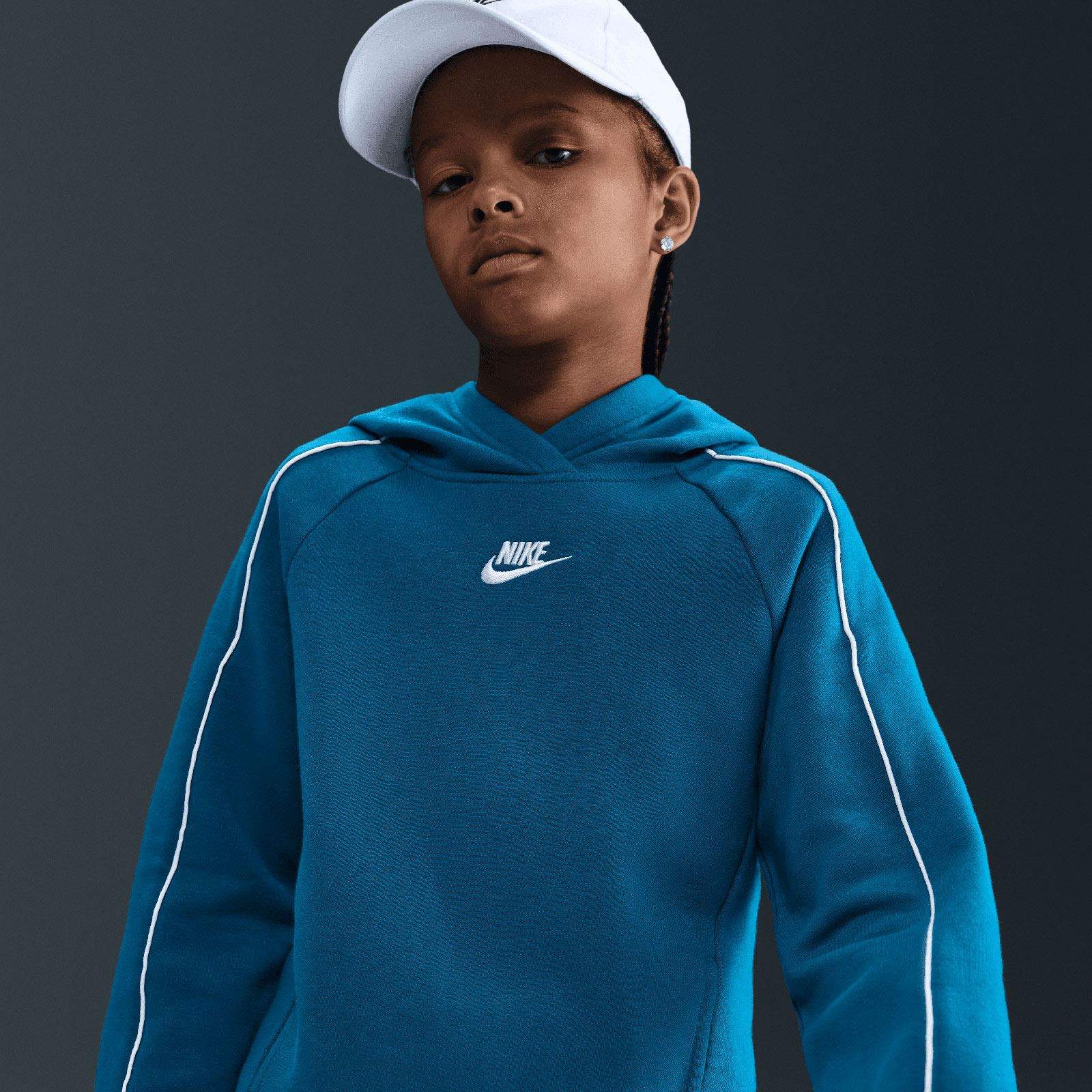 Nike Sportswear Club Fleece Kids Hooded Tracksuit - Image 7