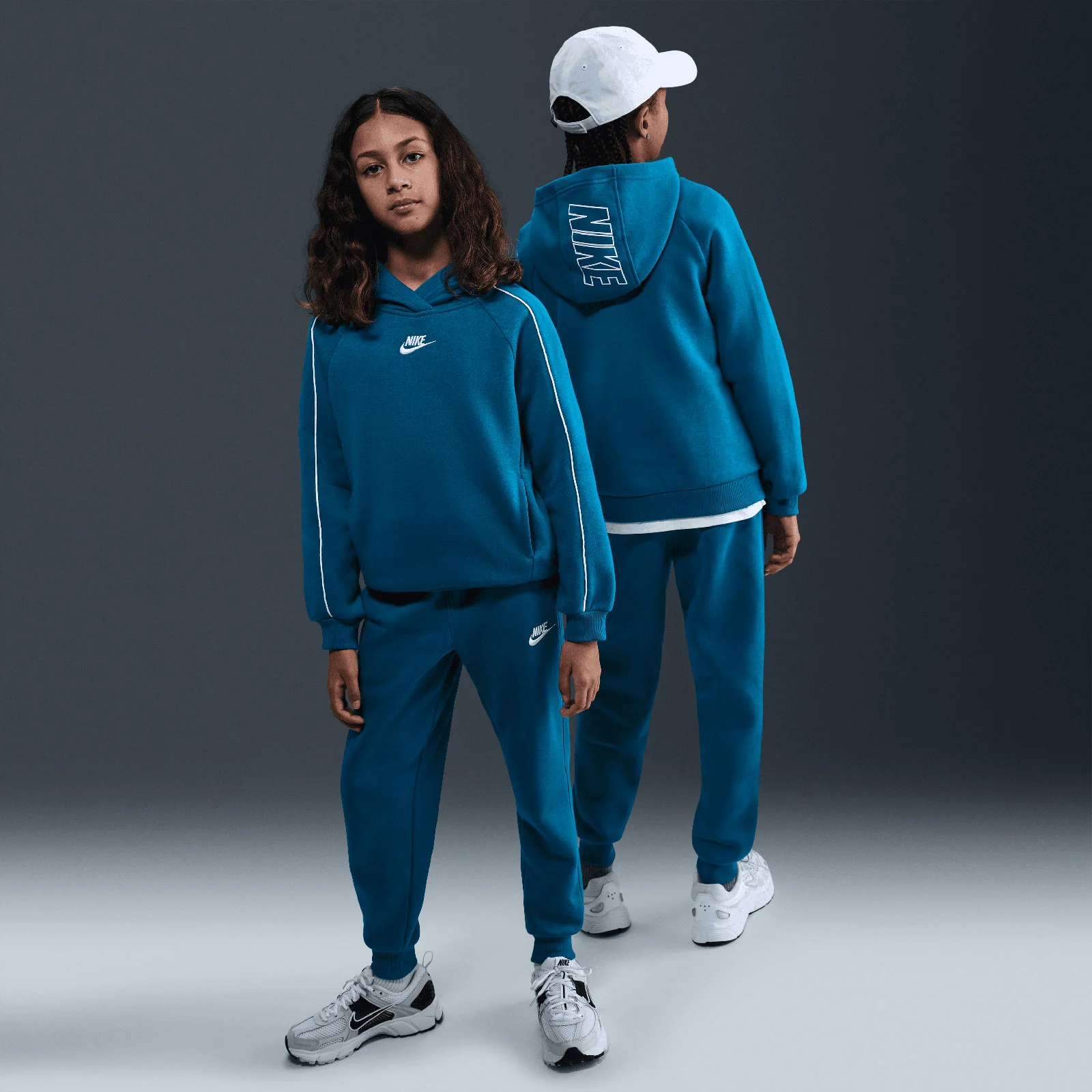 Nike Sportswear Club Fleece Kids Hooded Tracksuit - Image 8