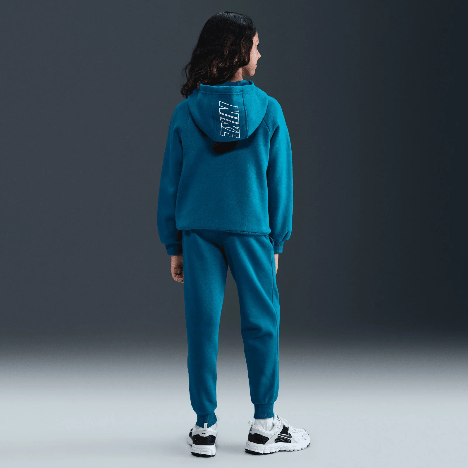 Nike Sportswear Club Fleece Kids Hooded Tracksuit - Image 9