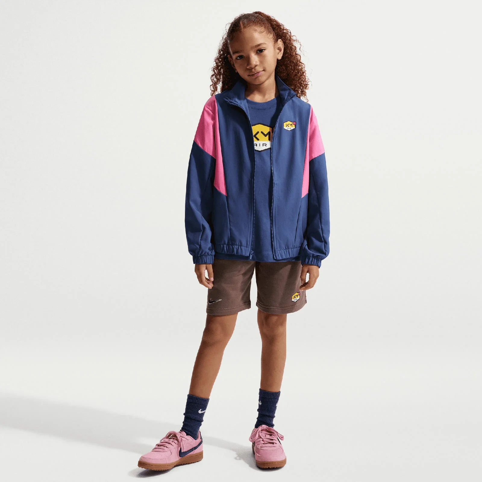 Nike Kylian Mbappé Club Fleece Kids Soccer Shorts - Image 5