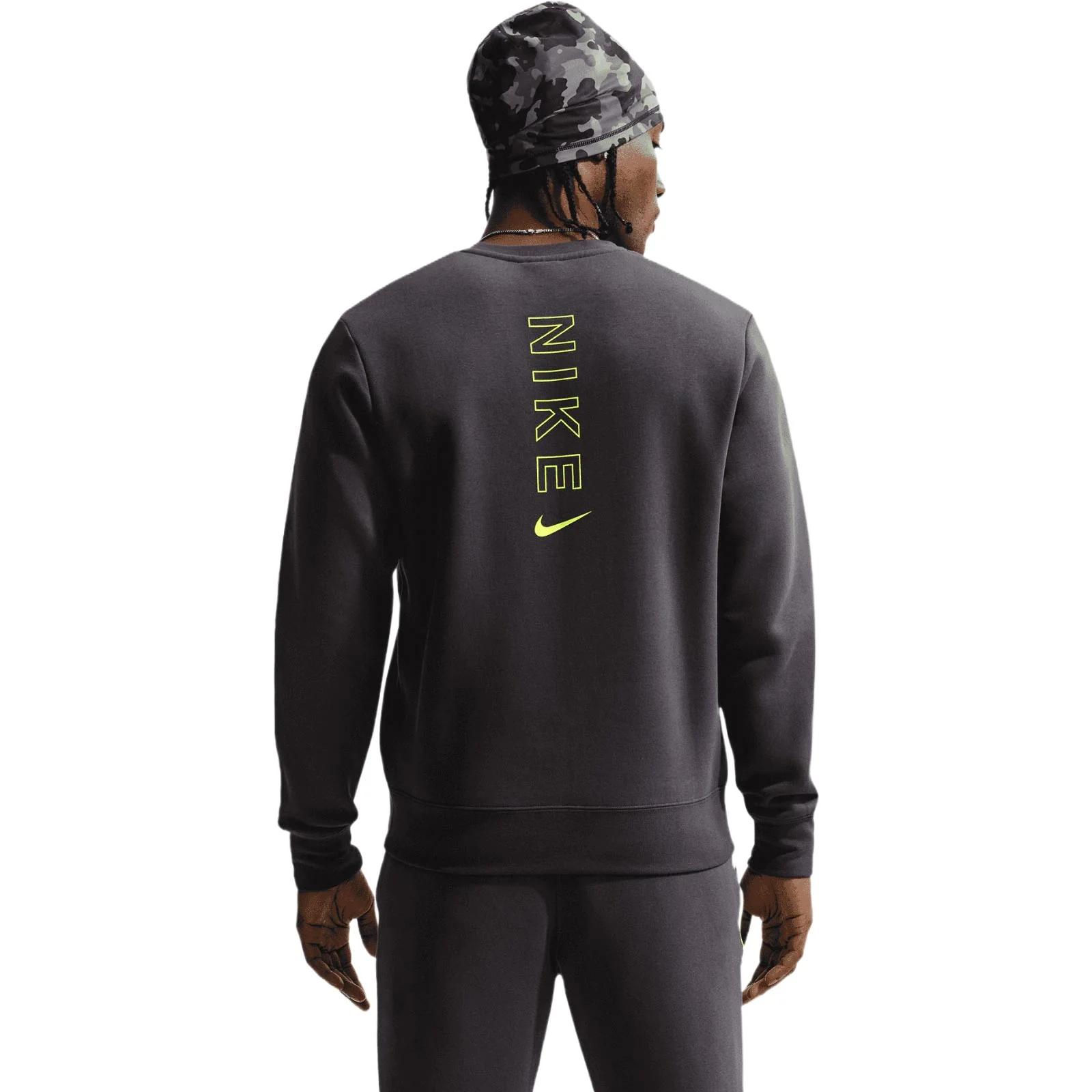 Nike Sportswear City Side Mens Fleece Crew-Neck Sweatshirt - Image 2