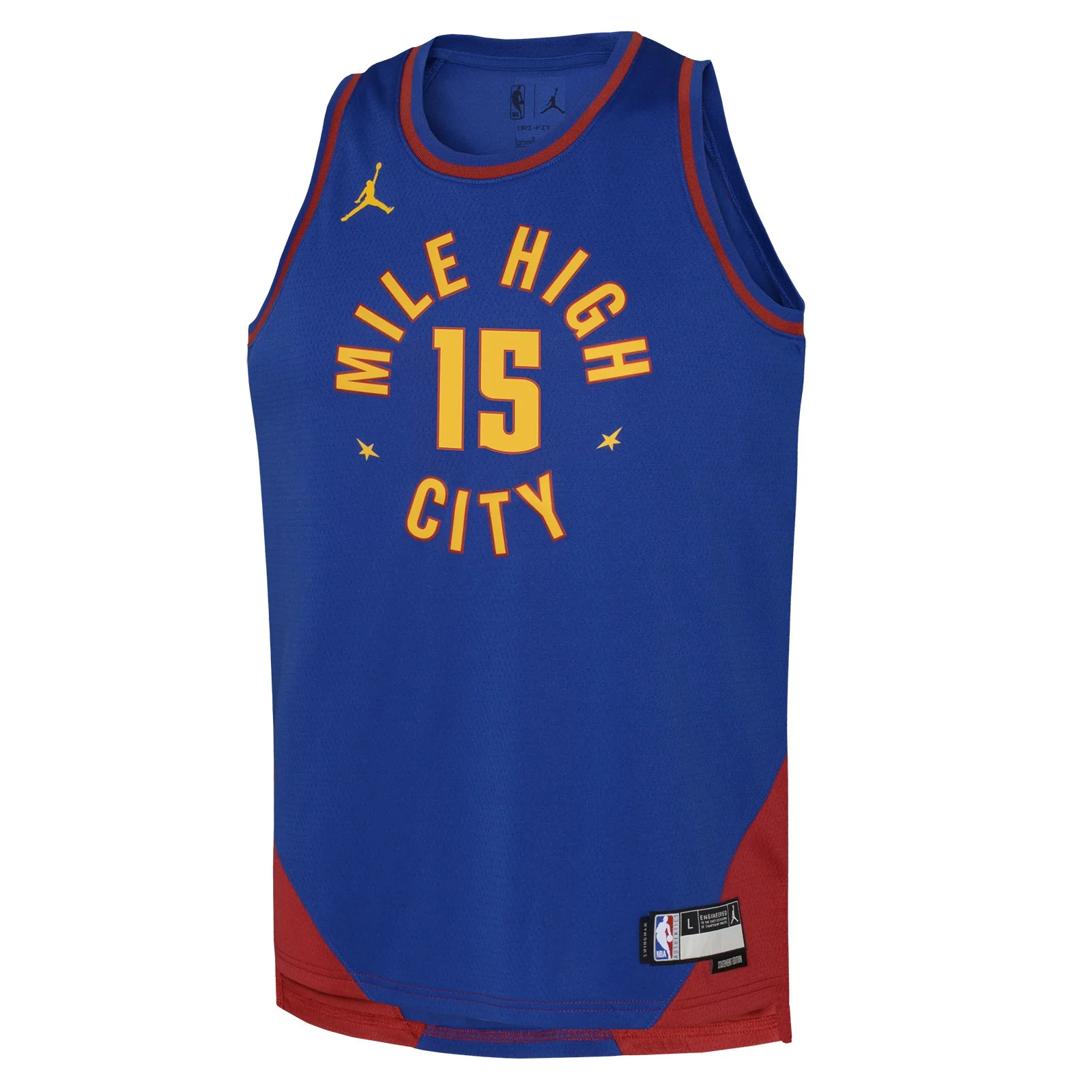 Nike Jordan Jokic #15 Nuggets Statement Swingman NBA Kids Jersey