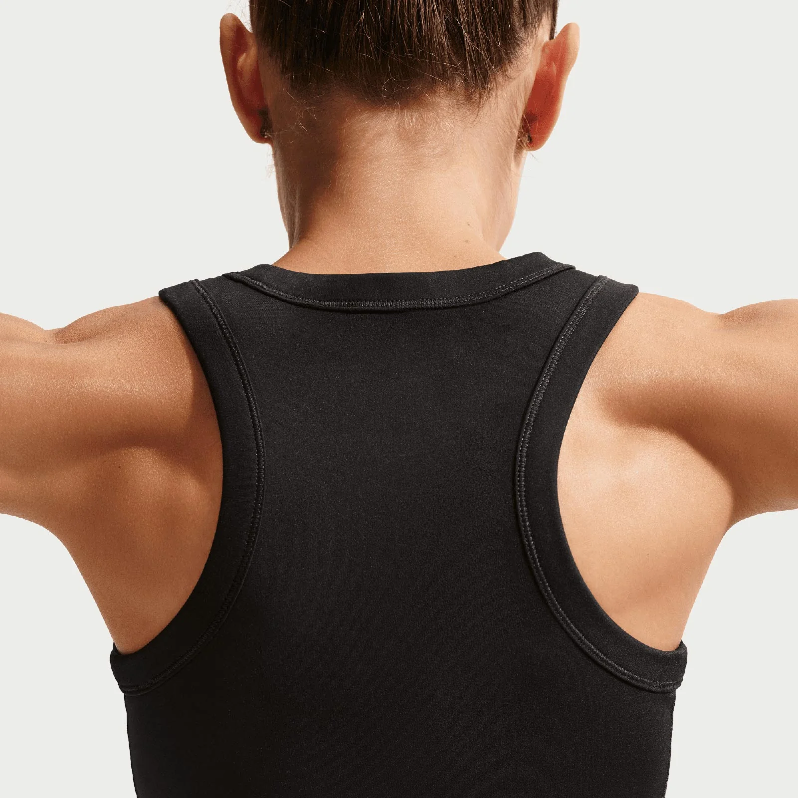 Nike One Fitted Womens Dri-FIT Cropped Tank Top - Image 4