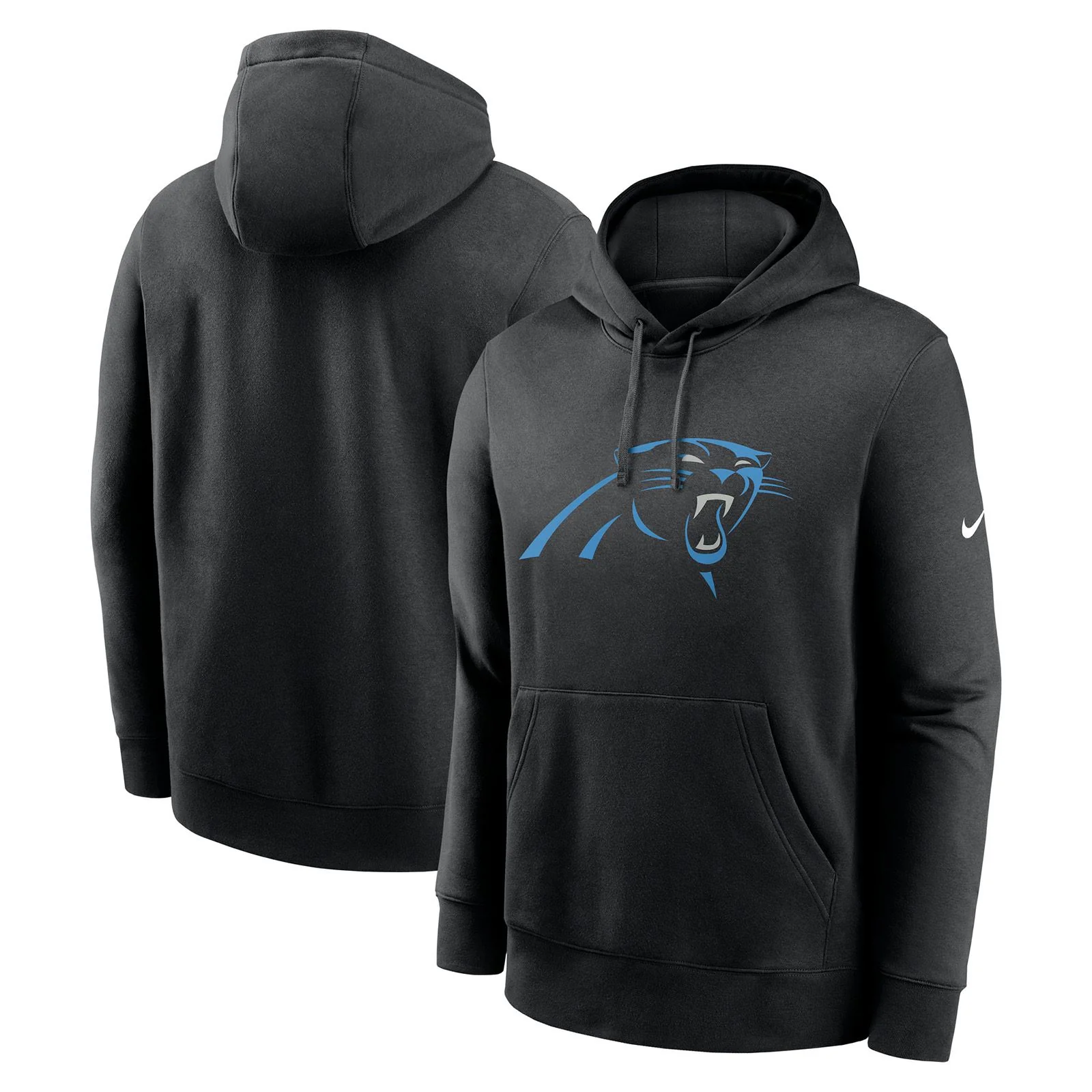 Nike Panthers NFL Club Logo Hoodie - Black - Image 3