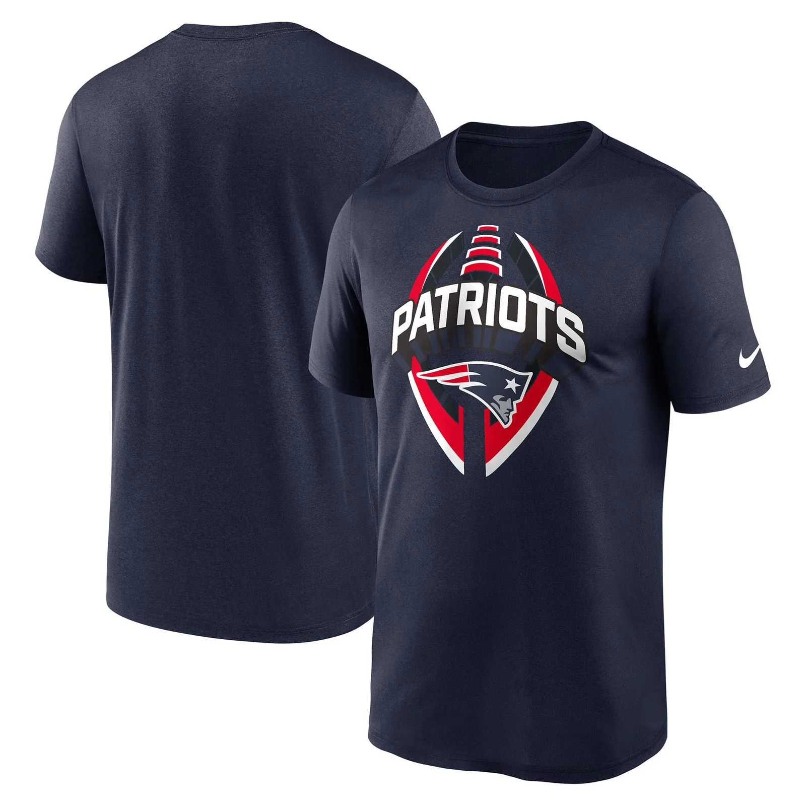 Nike Patriots Legend Icon NFL T-Shirt - Navy - Image 3