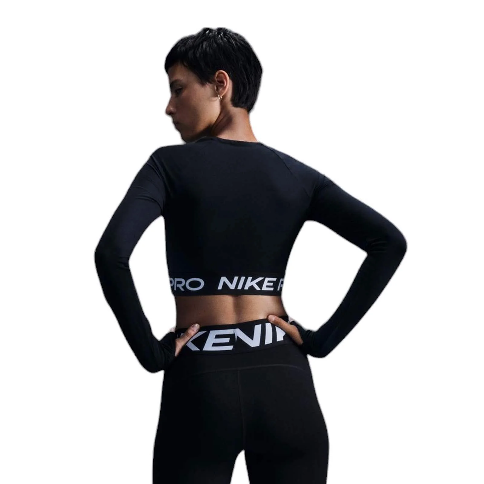 Nike Pro 365 Long Sleeve Womens Top - Image 2