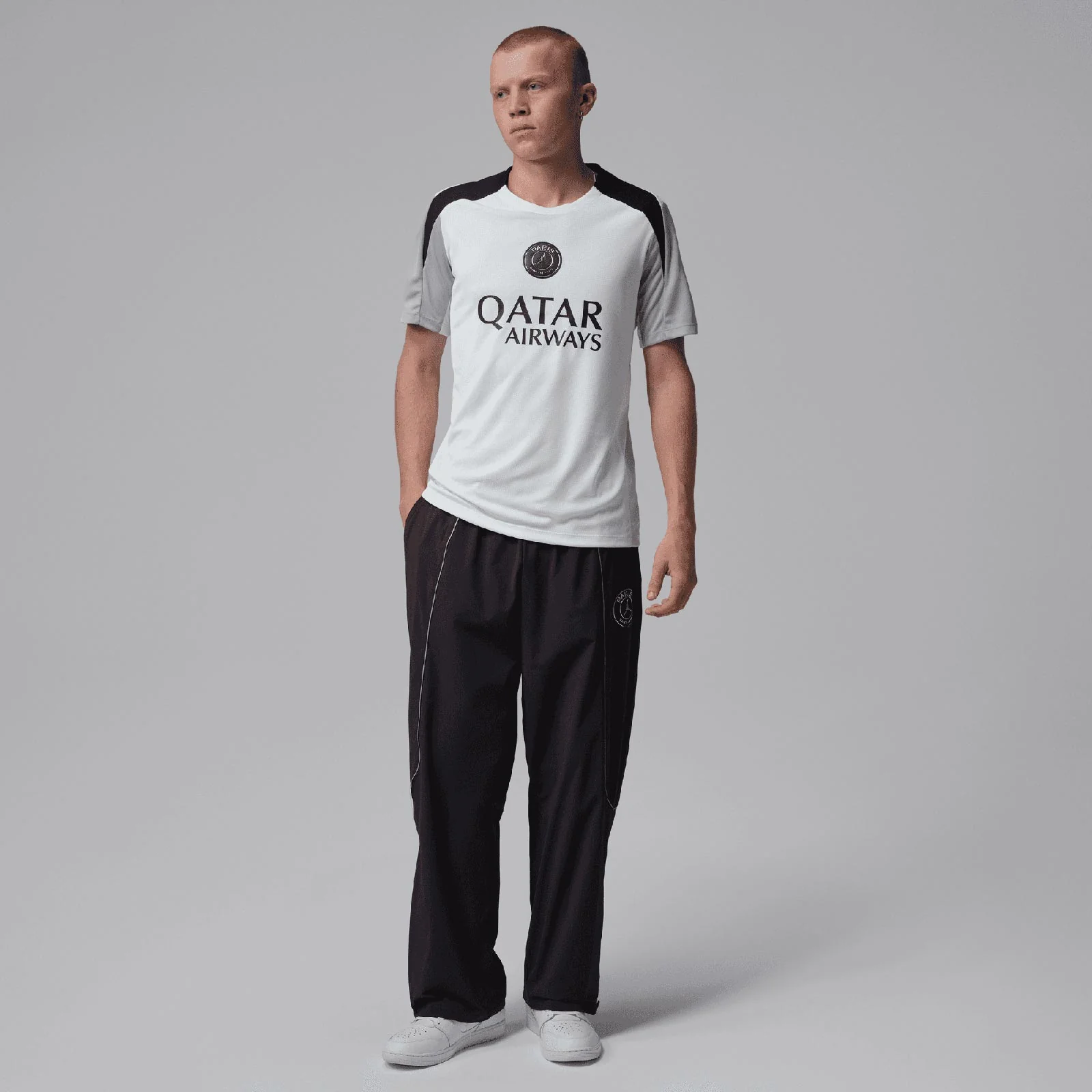 Nike Jordan Paris Saint-Germain Strike Night Edition Mens Dri-FIT Soccer Short-Sleeve Knit Top - Image 6