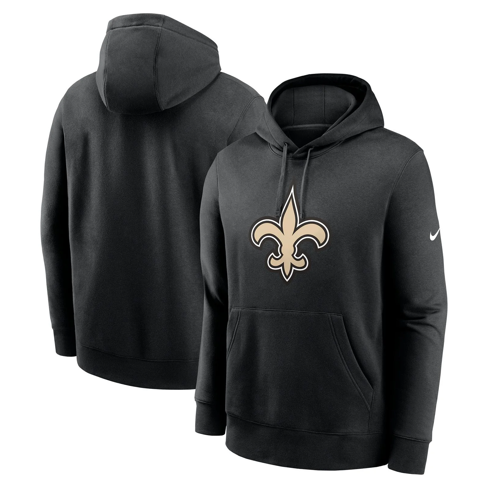 Nike Saints NFL Club Logo Hoodie - Black - Image 3