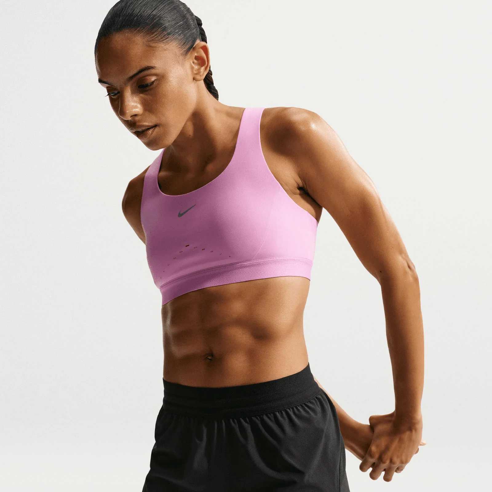 Nike Swift Breathe Womens Dri-FIT Mid-Rise 2.5" Brief-Lined Running Shorts - Image 3