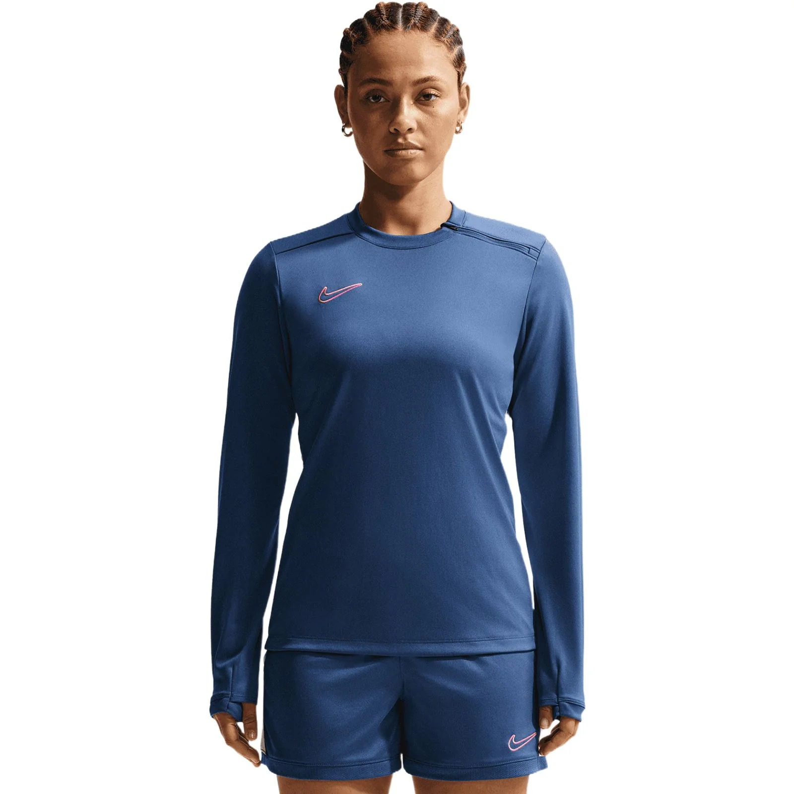 Nike Academy Womens Dri-FIT Crew-Neck Long-Sleeve Soccer Top