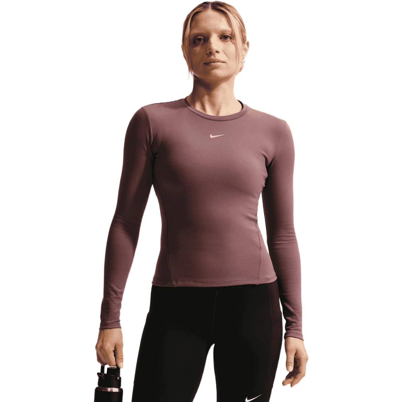 Nike One Fitted Womens Dri-FIT Long-Sleeve Top
