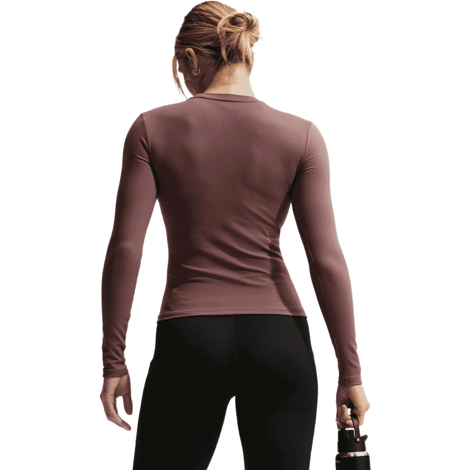 Nike One Fitted Womens Dri-FIT Long-Sleeve Top - Image 2