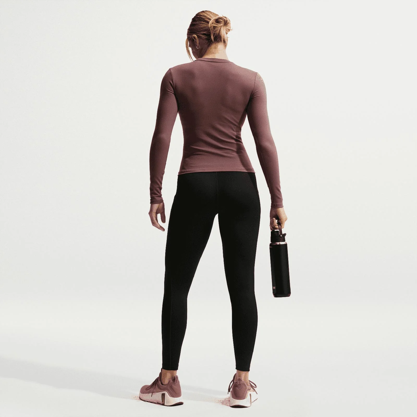 Nike One Fitted Womens Dri-FIT Long-Sleeve Top - Image 7