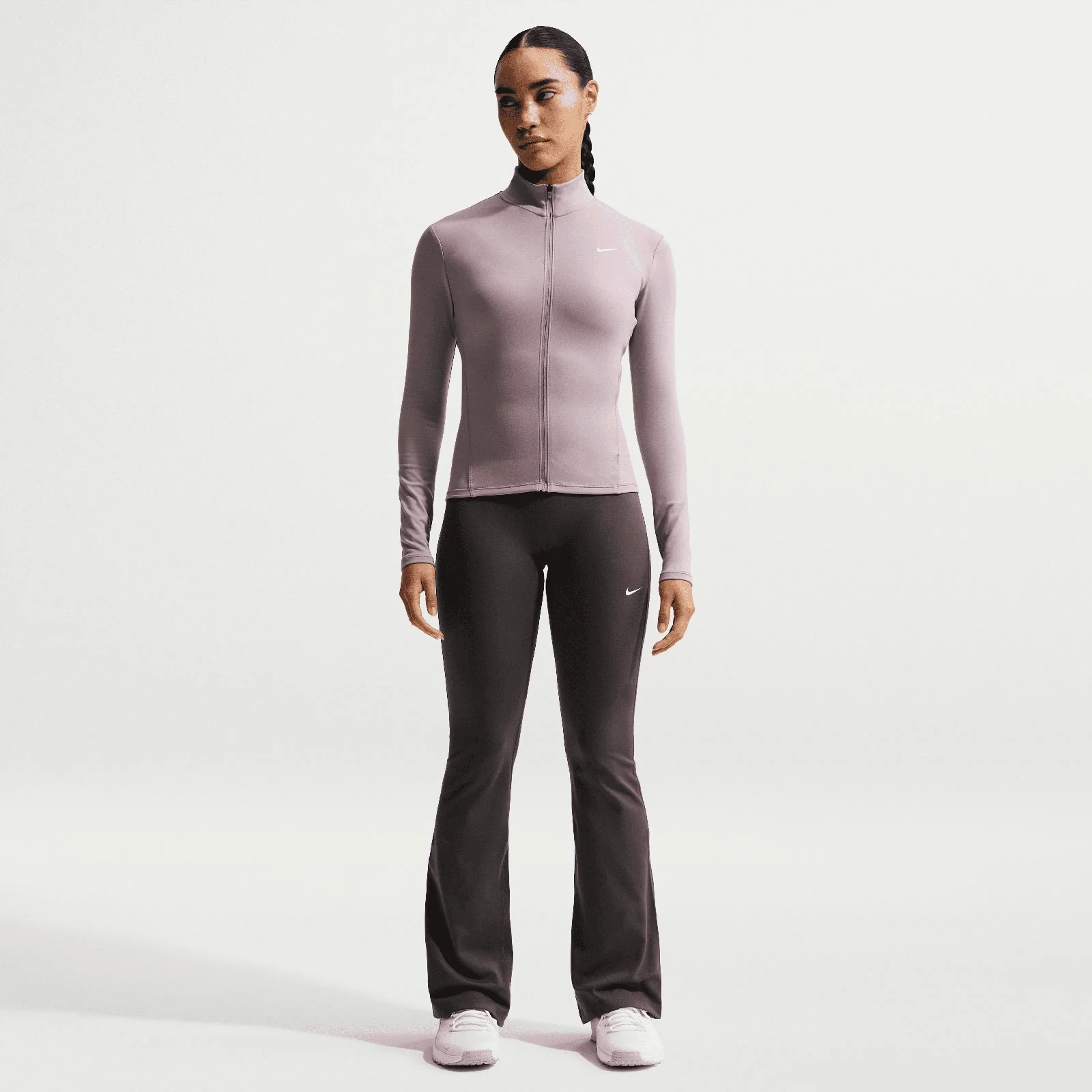 Nike One Womens High-Waisted Flared Leggings - Image 7