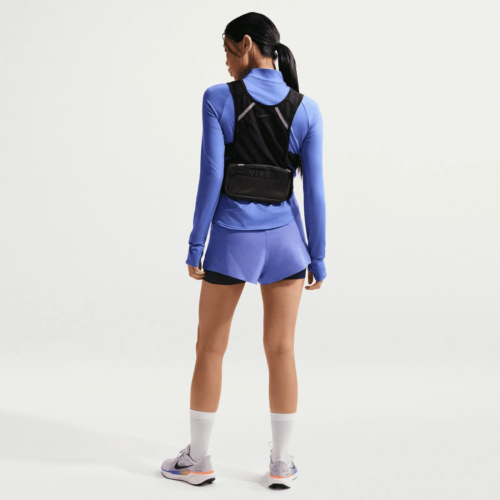 Nike Swift Womens Dri-FIT Mid-Rise 2-in-1 Running Shorts - Image 5