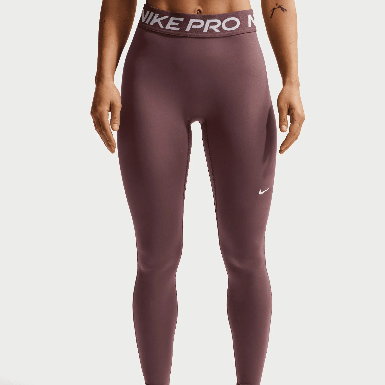 Nike Pro Womens Mid-Rise Full-Length Leggings - Image 3