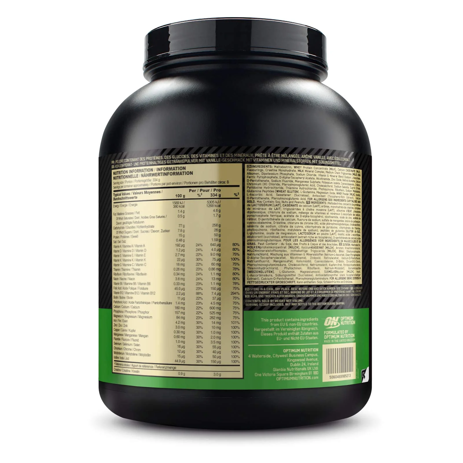 Optimum Nutrition Serious Mass 2.7kg Tub - Image 6