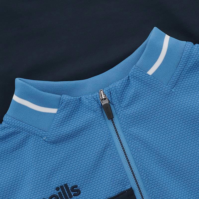 O'Neills Dublin GAA Joyce Brushed Kids Half Zip Top - Image 7