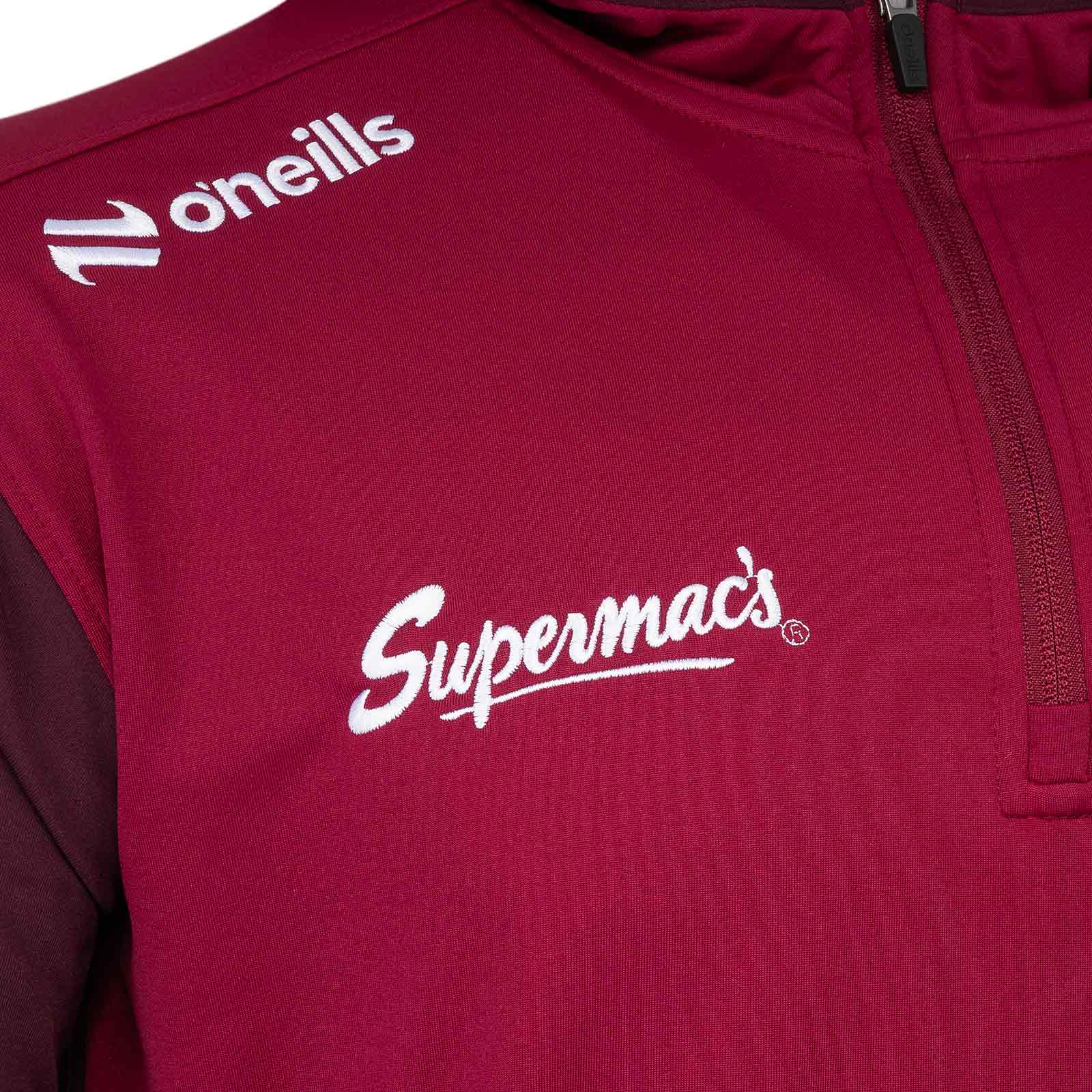 O'Neills Galway GAA Graham Brushed Half Zip Hoodie - Image 4