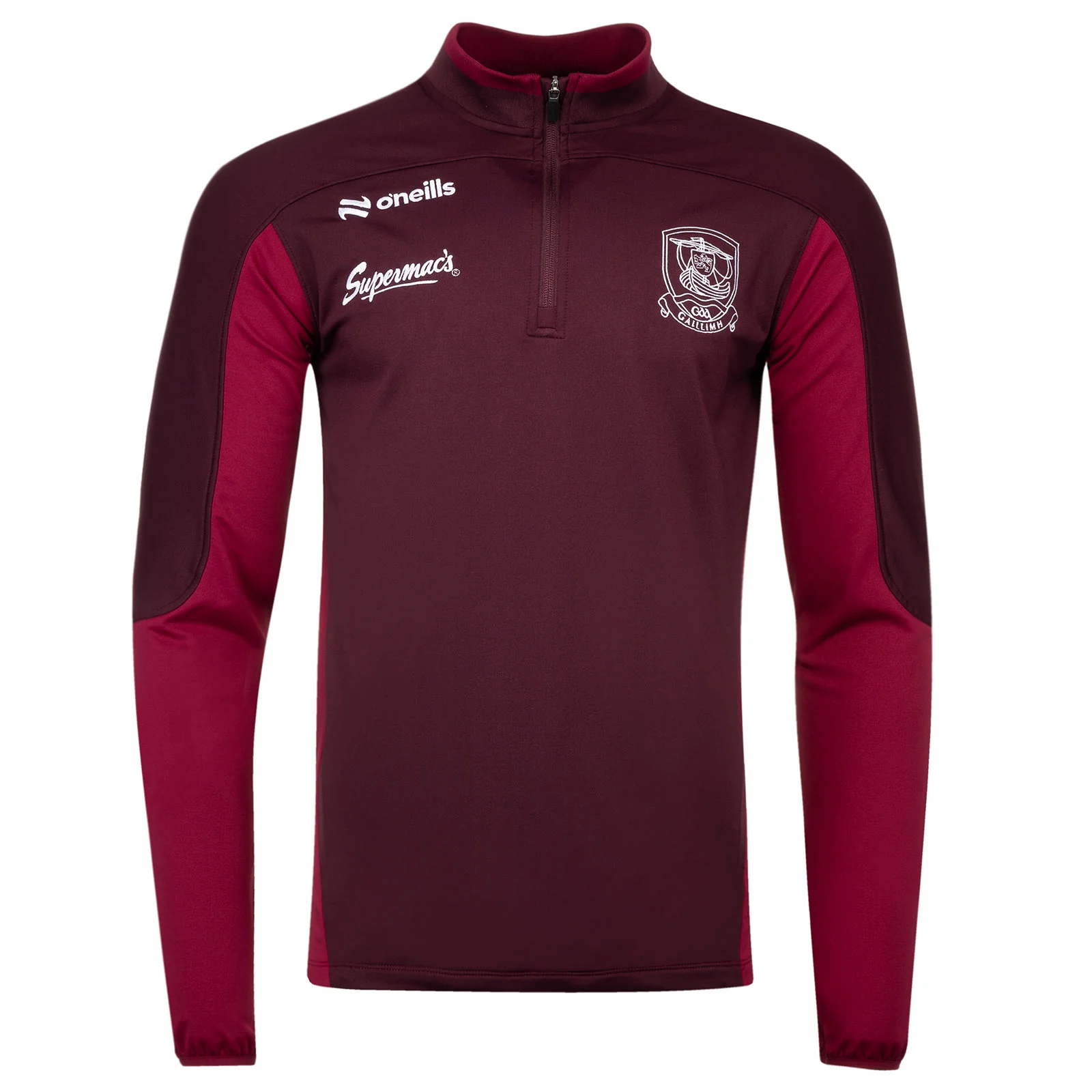 O'Neills Galway GAA Graham Brushed Half Zip Top
