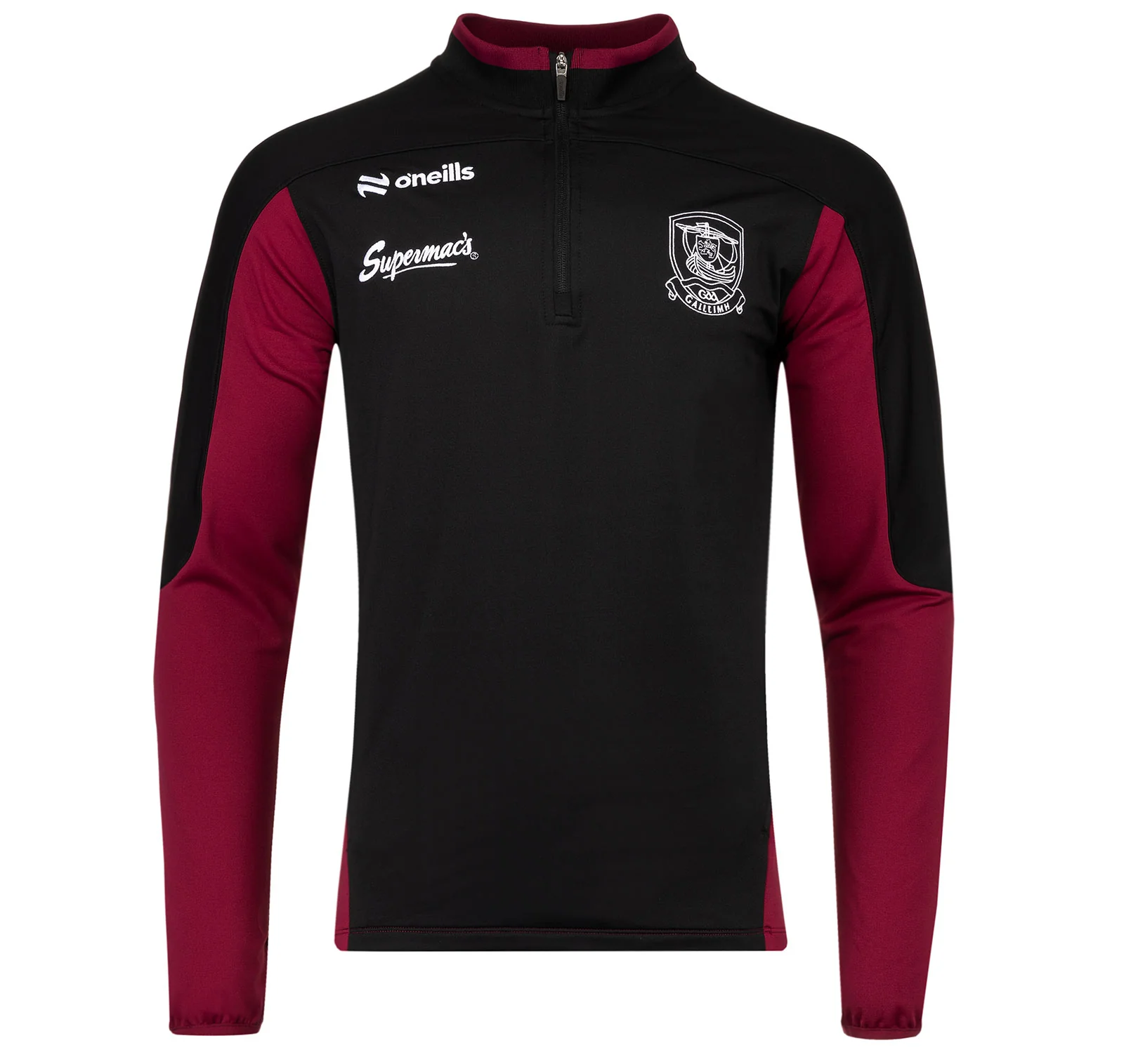 O'Neills Galway GAA Graham Brushed Half Zip Top