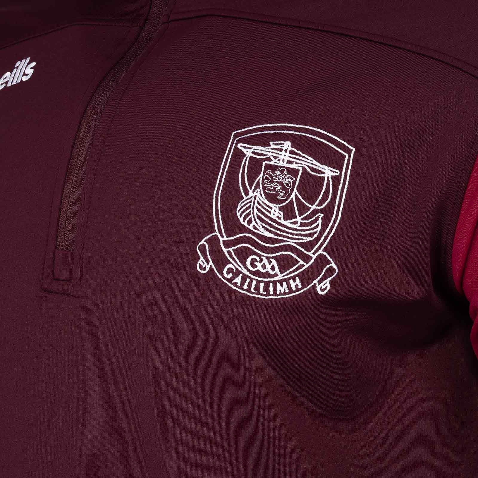 O'Neills Galway GAA Graham Brushed Kids Half Zip Top - Image 5