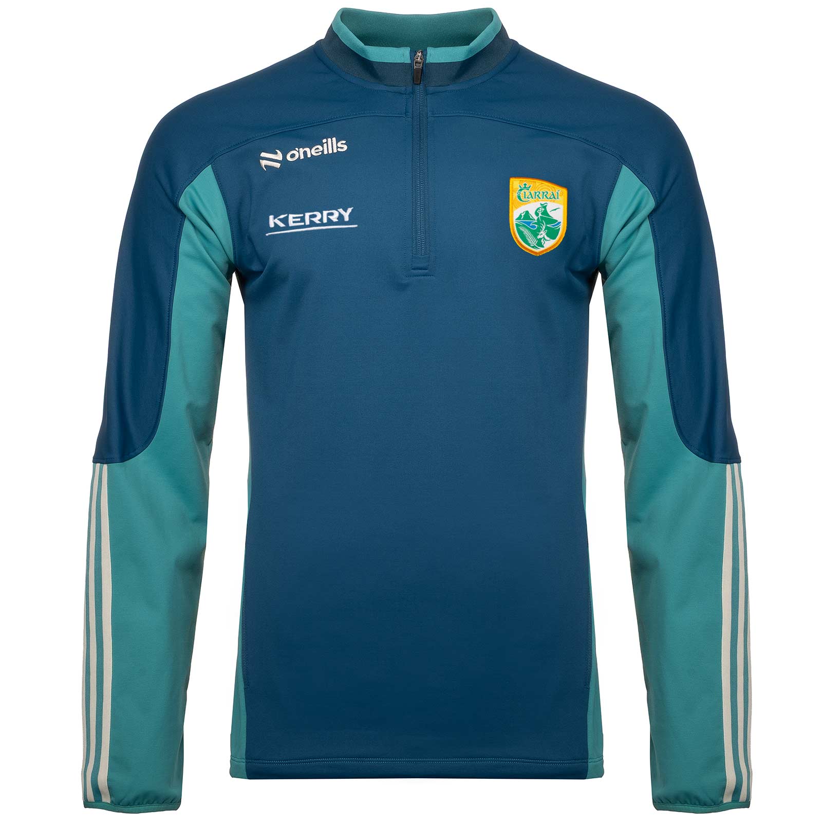 O'Neills Kerry GAA Graham Brushed Kids Half Zip Top
