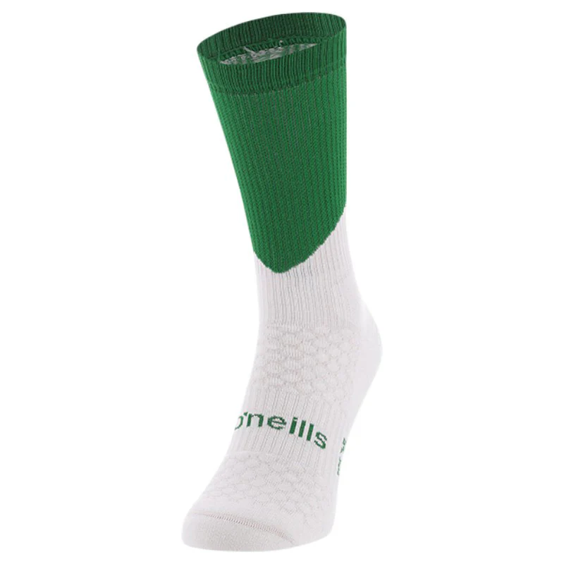 O'Neills Ion Midi Kids Sock Green | White - Image 2